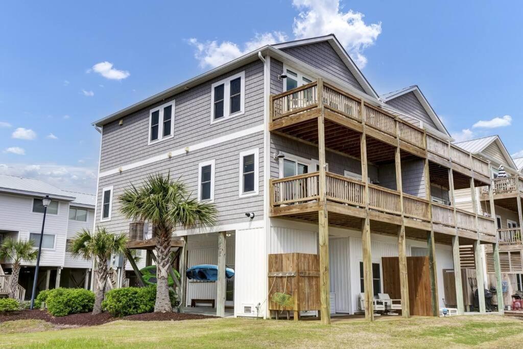 Waterfront*Steps To Beach*Boat Launch*Kayaks*Pools Villa Topsail Beach Esterno foto